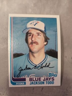 5/$15 Topps Jackson Todd Blue Jays Autographed Card